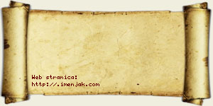 Zorana Bizumić vizit kartica